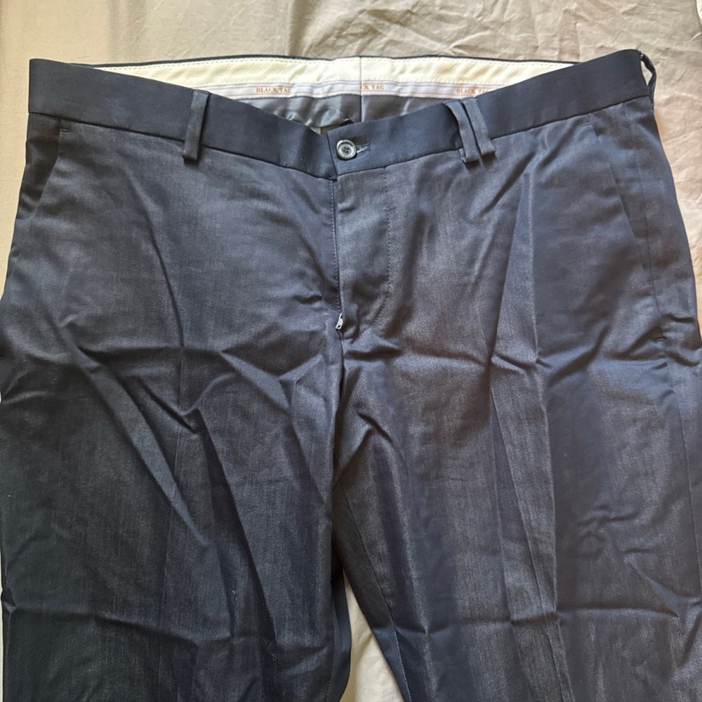 Men's Zara Black Tag Navy Blue Dress Pants